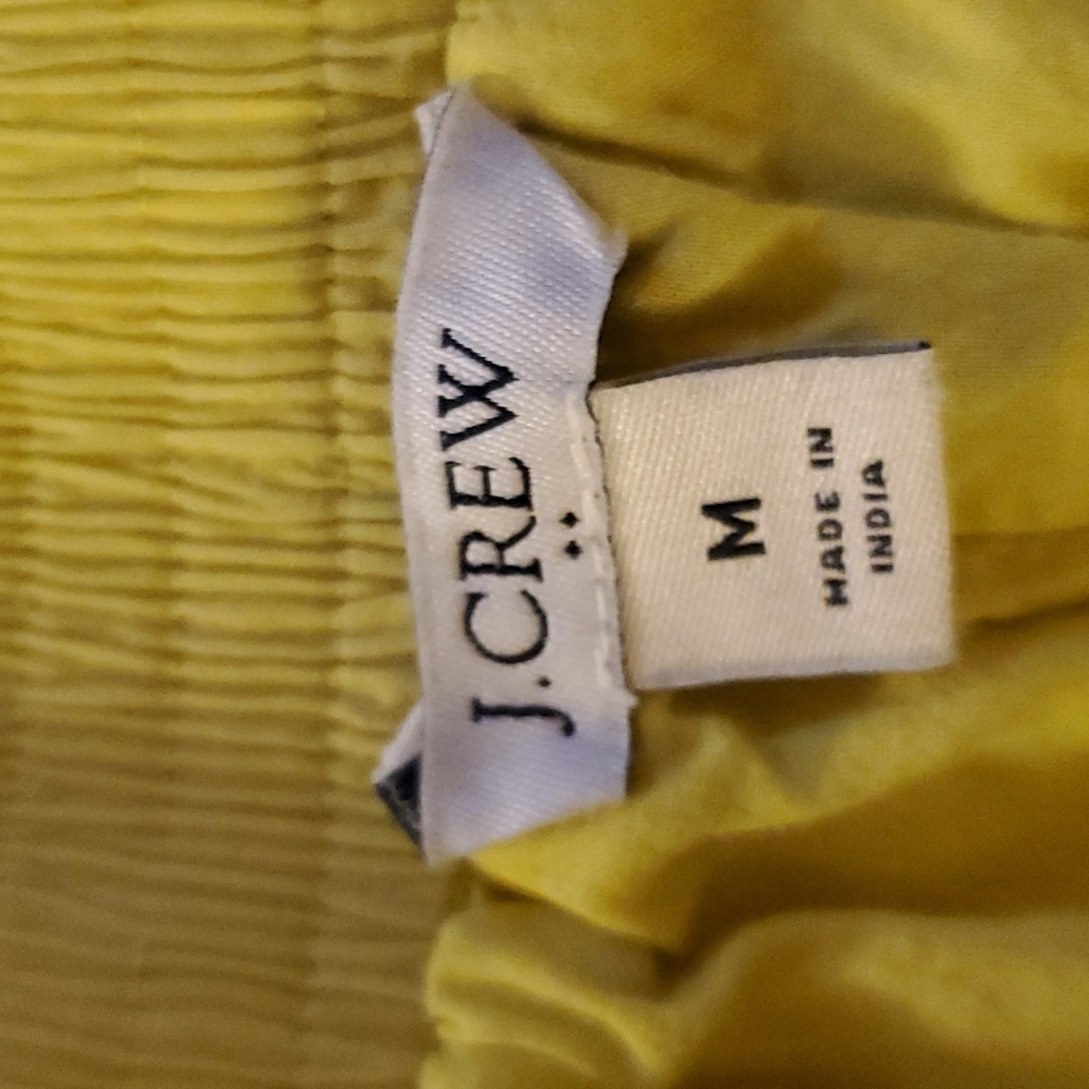 JCREW tie dyed yellow shirt - Picture 2 of 5